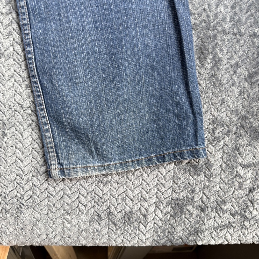 Levis 569 Jeans Mens 34x32 Blue Medium Wash Relaxed Fit Straight Leg Denim - Picture 9 of 12